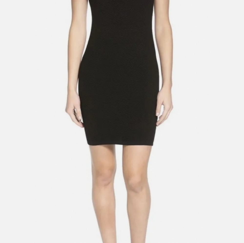 Rebecca Minkoff Ribbed High Neck Tank Dress Size Small - Picture 2 of 10